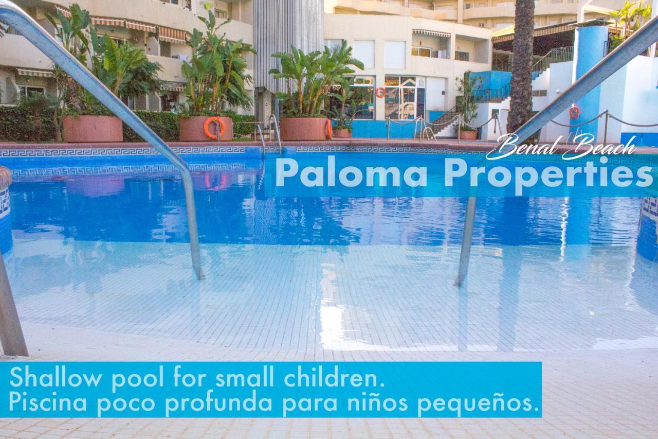 Benal Beach Suite Ii, Estudio Con Parque Acuatico Y Vistas Al Mar. Benalmadena Luaran gambar