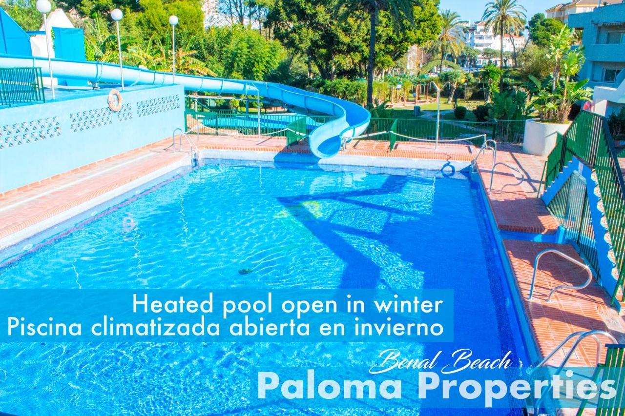 Benal Beach Suite Ii, Estudio Con Parque Acuatico Y Vistas Al Mar. Benalmadena Luaran gambar