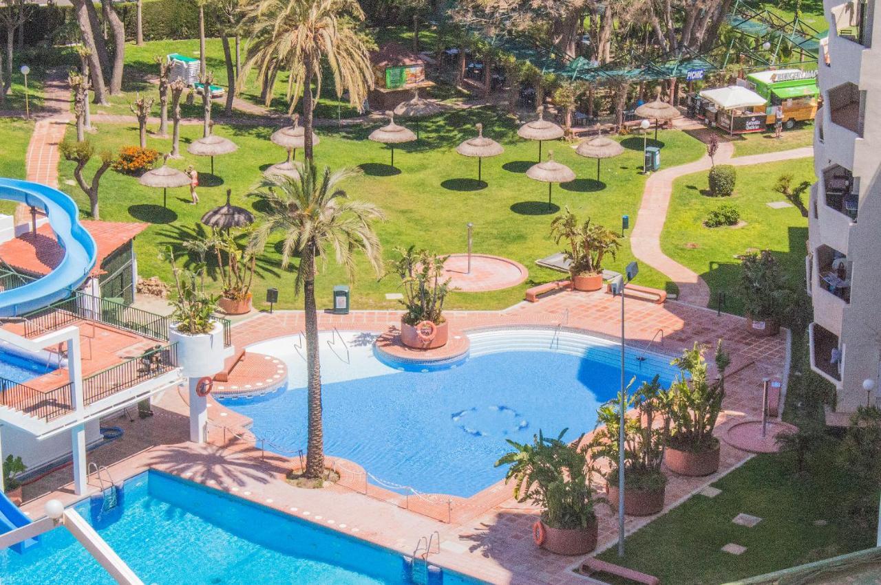 Benal Beach Suite Ii, Estudio Con Parque Acuatico Y Vistas Al Mar. Benalmadena Luaran gambar