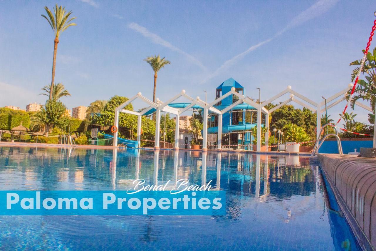 Benal Beach Suite Ii, Estudio Con Parque Acuatico Y Vistas Al Mar. Benalmadena Luaran gambar