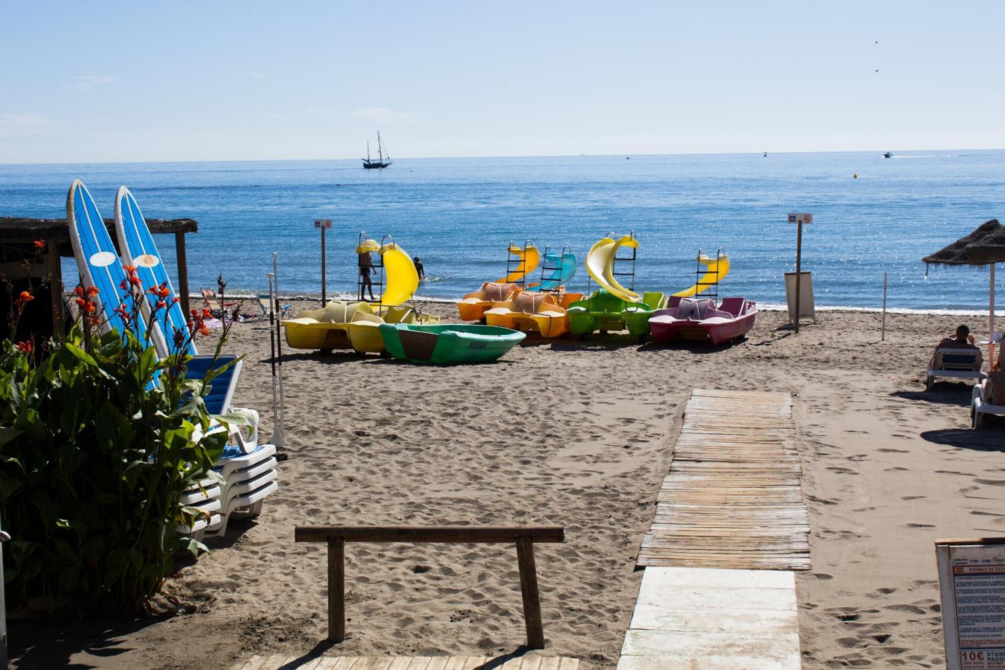 Benal Beach Suite Ii, Estudio Con Parque Acuatico Y Vistas Al Mar. Benalmadena Luaran gambar